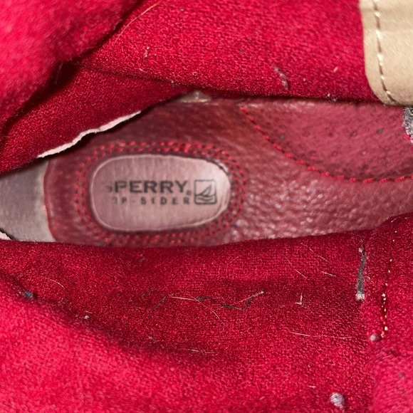 Sperry Topsider Hikerfish Linen Leopard Boots GUC - Picture 11 of 16